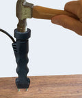 E14-M Electrode being inserted into wood for S4-P And Mini-Ligno SD/C Moisture Meter And Mold Detector Kit