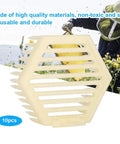 Plastic Queen Cage Needle Type Beekeeping Tool 10 Pack Reusable Bee Cage For Queen Transport During Hive Inspections