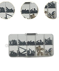 182 Piece RC Car Screws Set And Hardware Kit For 1/12 Scale MN82 LC79 Models, metal fasteners in storage box