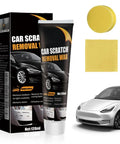 Scratch Remover Wax For Deep Scratches On Clear Coat Auto Finish With Wipe And Sponge Universal Car Scratch Repair Paste For Vehicles