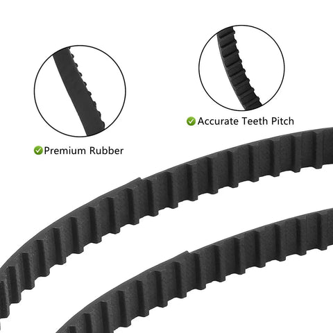 Replacement Belts For FloorRover Vacuum S3018 S3029 S3014 And NEU Series Models Pack Of 2 Durable Elastic Rubber Belts