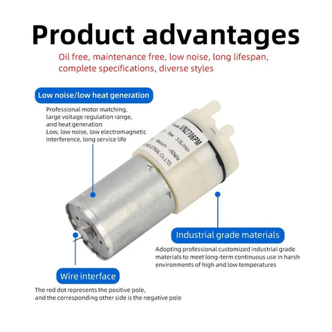 6V Electric Diaphragm Vacuum Pump With Automatic Negative Pressure Control For High Performance Peristaltic Systems Reliable Efficient And Durable