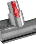 Quick Release Mini Motorized Tool for Dyson Cordless Vacuums V7 Through V11 Replacement Motorhead, gray, close-up view