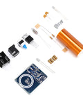 Electromagnetism Learning Tool With Coil Electricity Conversion Module For DIY Teaching, Wireless Power Transfer Kit components