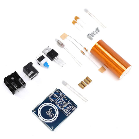 Electromagnetism Learning Tool With Coil Electricity Conversion Module For DIY Teaching, Wireless Power Transfer Kit components