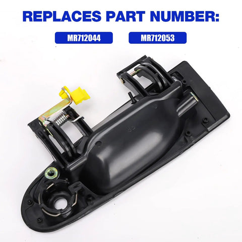Two Front Exterior Door Handles Replacement For 1995 To 1999 Mitsubishi Eclipse, 1995 To 2000 Chrysler Sebring, 1995 To 2000 Dodge Avenger