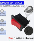 Electric Start Momentary Rocker Switch Replacement For 3500 Watt Inverter Generators Compatible With Predator 3500 Inverter