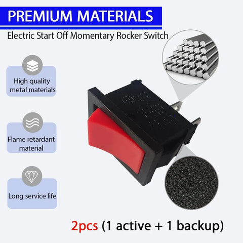 Electric Start Momentary Rocker Switch Replacement For 3500 Watt Inverter Generators Compatible With Predator 3500 Inverter