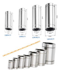Smooth As Butter Linear Ball Bearing Set For CNC And 3D Printer Builds High Precision Low Friction Guides Easy Install And Durable Steel Bearings For Pro Makers And DIY Enthusiasts, LM6-LM12 sizes