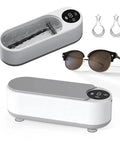 Totally Slick Portable Ultrasonic Cleaner For Sparkling Jewelry And Flawless Eyeglasses Hella Efficient Rechargeable Cleaning Pod For Retainers And Watches You Are Gonna Love with sunglasses and earrings.