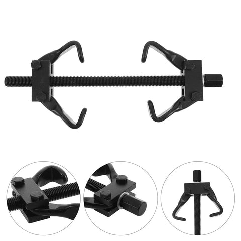 Heavy Duty Steel Spring Compressor Tool For Cars Pro Grade Auto Suspension Service Kit Front And Rear Strut Compression For Safe Quick Removal And Installation Of Coiled Springs black steel clamp
