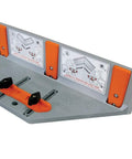 Heavy Duty Crown Molding Jig For Miter Saw Featuring Adjustable Fence Built To Throw Dead On Cuts On All 10 Inch And Larger Shop Gear Sweet Finishing For No Sweat Diy And Weekend Projects with instructional labels.