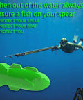 Diver using Spear Shaft Tip Protector Soft Safety Cap For 7 To 8 Mm Spear Shafts And 9/32 To 5/16 Inch Tips Anti Stab Cover