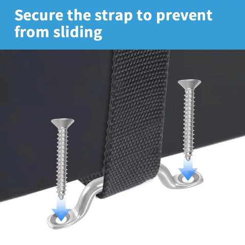 Stainless Steel Pad Eye Kit For Bimini Boat Top Straps, Kayak Deck Loops, Cooler Tie Downs, Battery Hold Downs, And Marine Hardware, 4 Pack