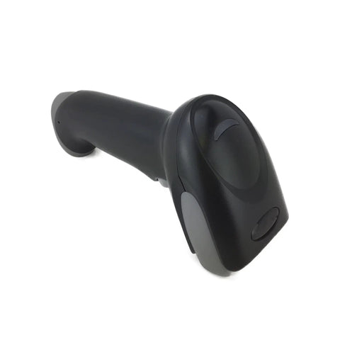 Front view of Voyager XP 1470G Handheld Corded Barcode Scanner 2D 1D PDF Postal Includes Stand And USB Cable Beast Mode Speed