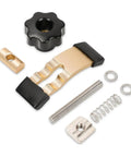 Two Pack Mini Hold Down Clamp Kit For CNC Routers Adjustable Multi Angle Workholding With Rotating Pivot And Height Control, components