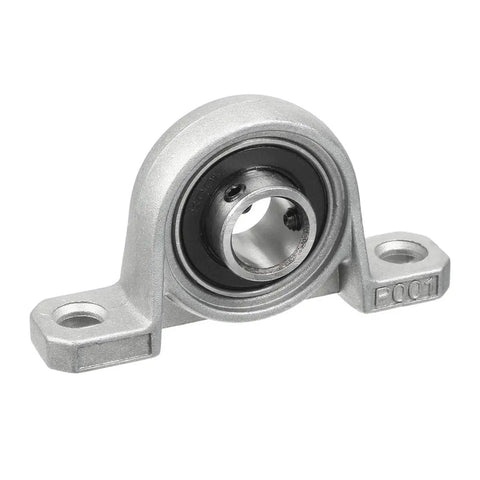 Two Pack KP001 12mm Bore Zinc Alloy Inner Ball Mounted Pillow Block Insert Bearing self-aligning flange block