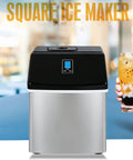 Quick Chill Countertop Nugget Ice Maker Portable Machine Makes Fresh Pebble Ice Low Noise with touch controls.