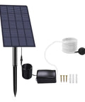 No Fuss Pond Solar Aerator 2W Low Noise Oxygen Pump IP64 Waterproof Bubbling System For Ponds Pools Fish Tanks Hydroponics Gardens Outdoor Water Features And Wildlife Friendly Air Exchange.