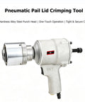 Pro Grade 49Mm Pneumatic Capping Crimping Tool For Sealing 200L Iron Drum Lids, handheld with alloy steel punch head.