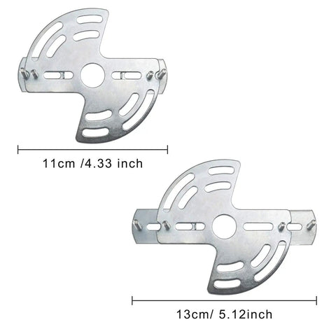 Adjustable Light Fixture Crossbar Mounting Kit For Wall, Ceiling, And Chandelier Installations, 11-13cm metal plate