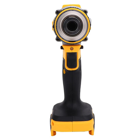 Lightweight Cordless Drill With Variable Speed For Home Repair And Diy Pros, front view showcasing compact design and trigger.