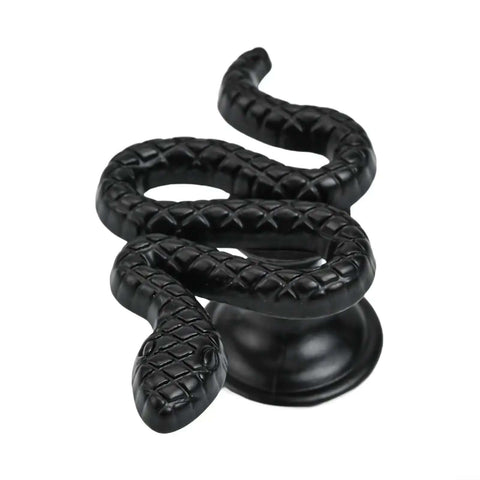 Snake Shaped Drawer Pulls Zinc Alloy Dresser Handles With Animal Theme Cabinet Knobs For Furniture Hardware Vintage Bronze Black Finish