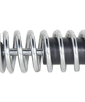 Close-up of Chrome Motorcycle Rear Shock Absorber 320mm Replacement For XL883 1200 72 48 RD350 G1 GS125 150cc with coil spring