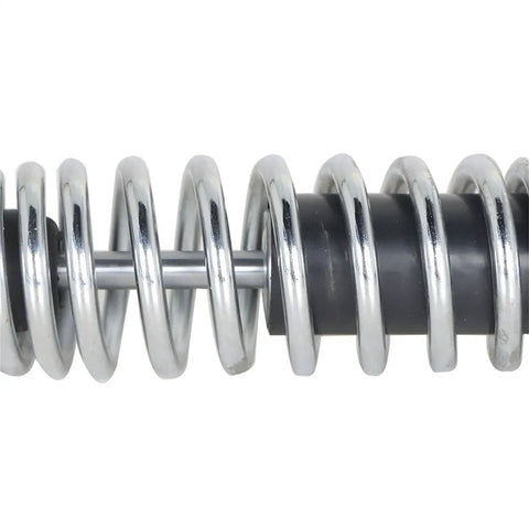 Close-up of Chrome Motorcycle Rear Shock Absorber 320mm Replacement For XL883 1200 72 48 RD350 G1 GS125 150cc with coil spring