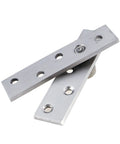 Hidden Door Pivot Hinges Set Stainless Steel 270 Degree Rotation, 2 Pack With Screws Included, 98mm x 24mm x 4mm, Durable Design