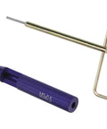 M3 Stainless Steel Wire Thread Insert Kit for Metal Thread Repair with tap and wrench visible, purple handle marked M3x0.5