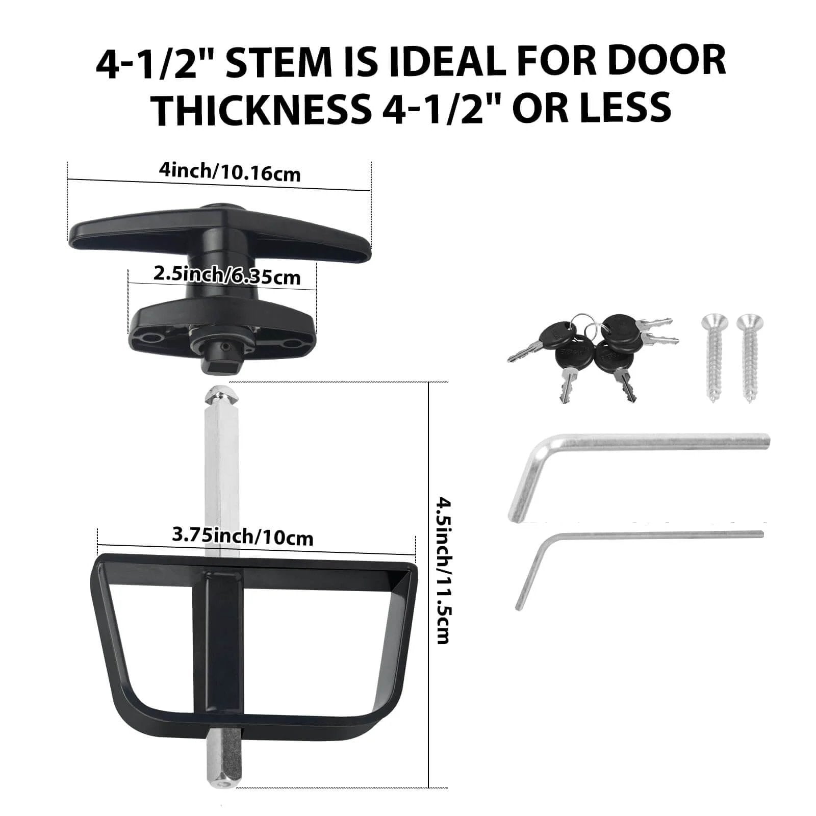 Shed Door Latch Kit for Security & Fit ✓