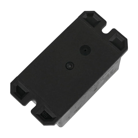 Beefy 30A 12V DC general purpose relay with wash tight enclosure DPST NO contacts, heavy-duty black casing, automotive use