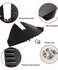 Hydrofoil Stabilizer For Boats Fits 15 To 300HP Outboard Engines Marine Fin Stabilizer components with fixing bolts and design details