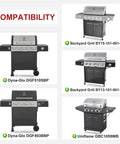 Product compatibility chart for Heat Shields And Heat Tent Replacement Parts Pack For Dyna Glo DGF493BNP Grills