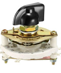 Band Selector Rotary Switch 2 Pole 3 Position With Knob And Mounting Nut 8 Pin 1 Deck Panel Mount for Electronics DIY Projects