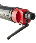 Close-up of Beast Heavy Duty Air Needle Scaler handle and casing for tough surface prep, rust and paint removal, one and one eighth inch stroke.