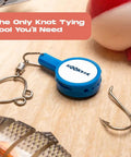 Knot Tying Tool For Fishing Pack Of 2 Safe Hook Guard To Prevent Hook Injuries While Tying Tackle Easy To Use For Beginners