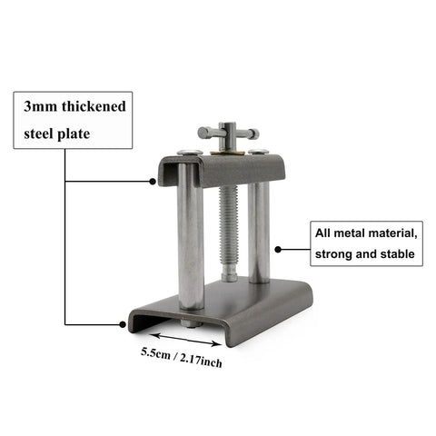 Pro Grade Watch Press Tool For Round Dials With Crystal Press And Back Case Closer, All Metal Build, Easy Pressure By Turning The Top Handle
