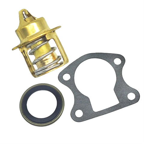 Thermostat Kit For Mercury Outboard Motors 75 To 150 HP 55C 130F Replacement 859620 828319 F476067 Fits Force And SportJet 90 95 120 HP Drop In OEM Style Replacement For Reliable Marine Performance