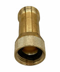 Heavy Duty Brass Swivel Extender Fitting For Three Quarter Inch Hose Connections 2.63 Inch Length Lead Free Corrosion Resistant Prevents Hose Kinks Flexible Reach In Tight Spaces Easy Install Durable Brass Connector, 3/4 in brass hose adapter