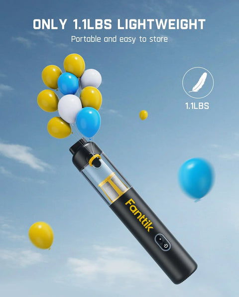 Fanttik Slim V8 Apex car vacuum handheld cordless, black with yellow branding