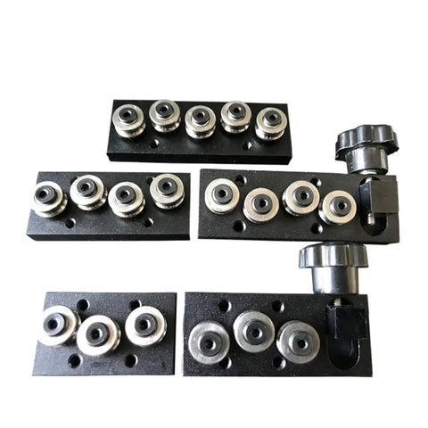 Built In Double Axis Linear Motion Guide SGR10N SGB10 With Two Color Roller Bearing Slide Rail Slider Silver Finish One Piece For Precision CNC Machines Robotic Equipment And Smooth X Y Travel, black roller guide blocks