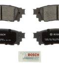 Bosch BC1805 rear ceramic brake pad set, four pads for Lexus NX (NX200t/NX300/NX300h)