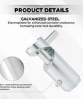 Four Pack Three Quarters Inch Spring Loaded Cam Lock Plunger Pins With Grease Fittings Tool Free Operation 180 Degree Twist Lock