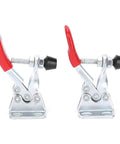 Rock Solid Ergonomic Toggle Clamp Set With Six Point One Lb Holding Power For Secure Woodworking And Welding Projects Hold Down Latch For Jigs And Machine Fixtures Fast Stable Clamping Two Pack