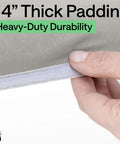 Heavy Duty Ironing Board Cover And Pad With Silicone Coating, Heat Resistant Up To 400 Degrees, showing thick padding