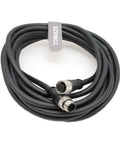Coiled M12 12-Pin Male To Female Sensor Actuator Cable For Cognex In-Sight And DataMan Vision Systems, 15m