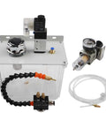 Shop Tough 3 Liter Machine Tool Cooling Sprayer With Pressure Regulator And Solenoid Valve Flexible Shaft Coolant Pump, 24V.