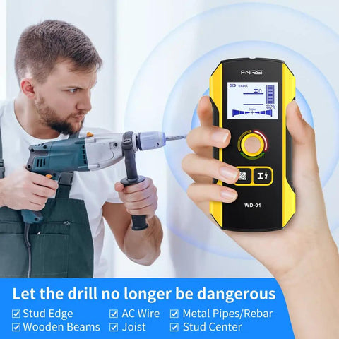 Legit Electronic Wall Scanner And Stud Detector With Deep AC Wire Locator For Boss Level DIY Repairs Slick Rebar Finder With Quick Center Align And Reliable Beep Alert For Straight Fire Home Upgrades